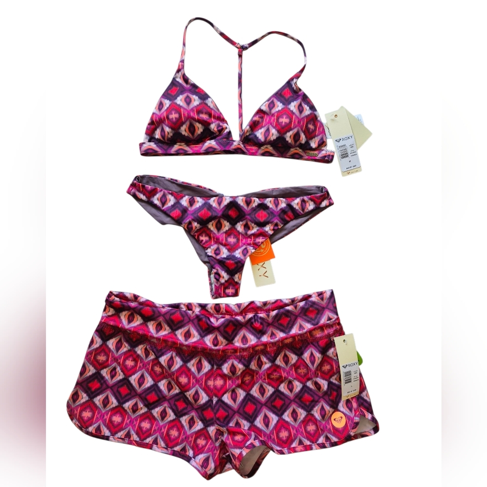 Roxy 3-Piece Bikini Set